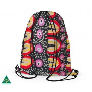 Aboriginal Art Drawstring Bag - Maggie Long